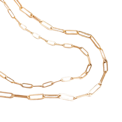 Paperclip Link Chain Necklace