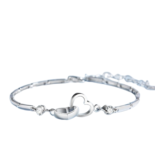 Double Heart Bracelet