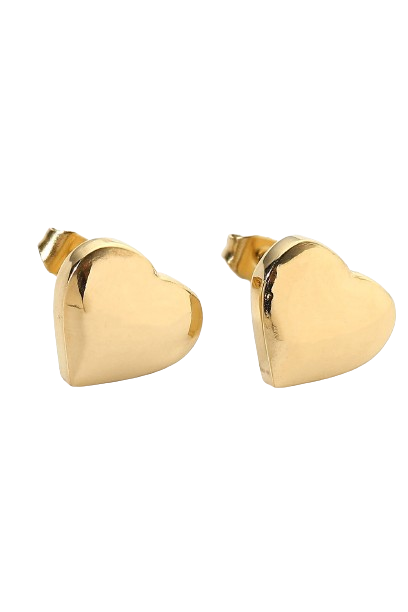 Heart Stud Earrings